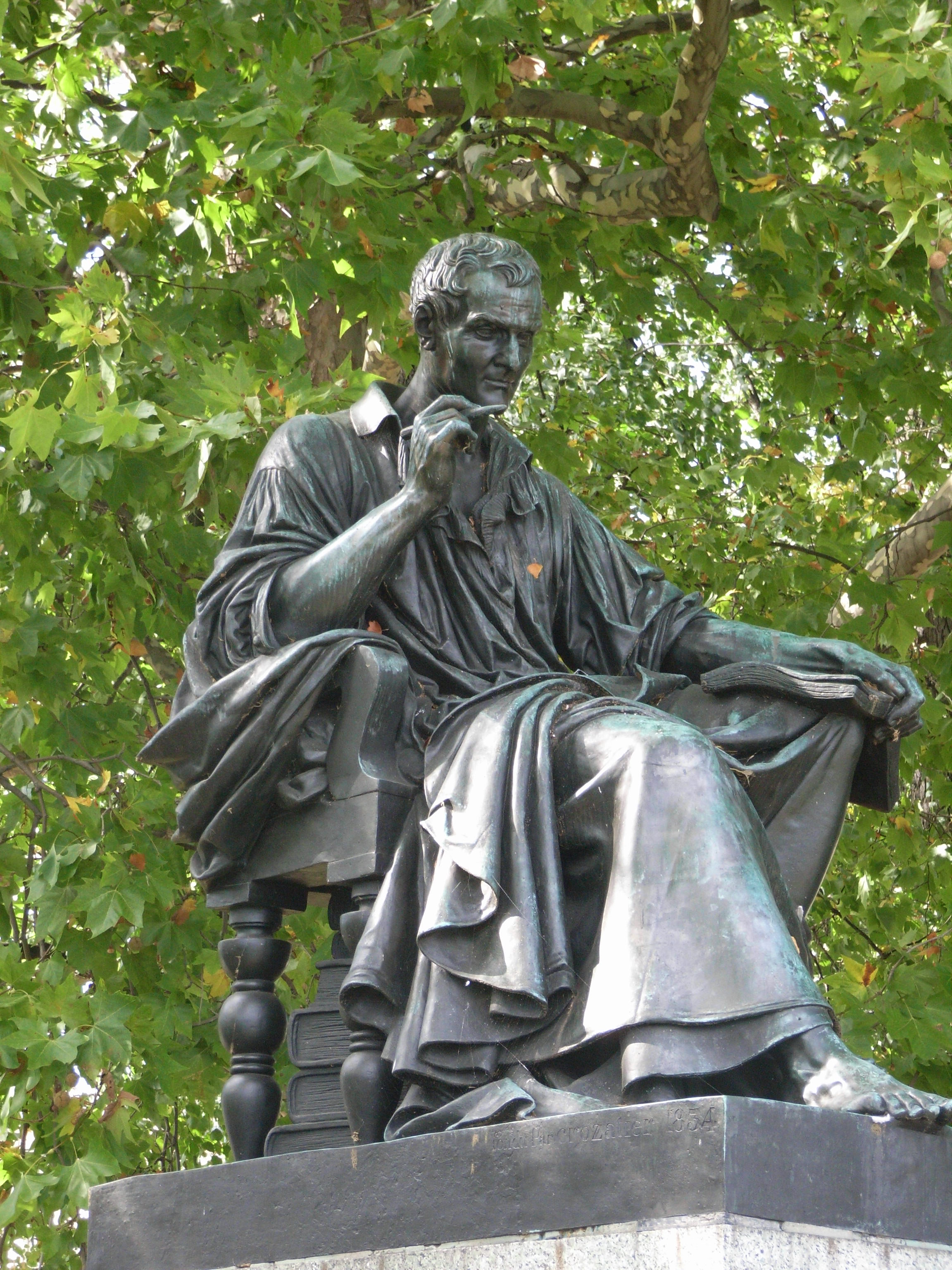 Statue of Jean Jacques Rousseau